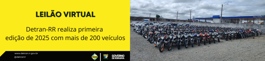 Detran-RR realiza primeira edição de 2025 com mais de 200 veículos