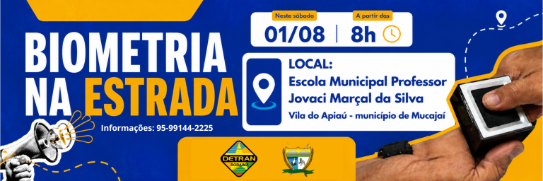 Detran-RR leva o Biometria na Estrada para Mucajaí